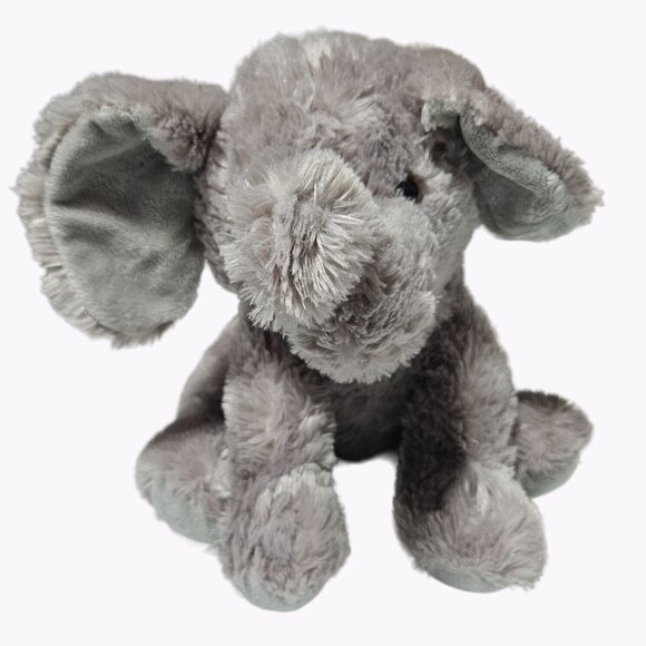 Aurora Elephant 15 inch Plush Gray Floppy Stuffed Animal Toy - Picture 4 of 8